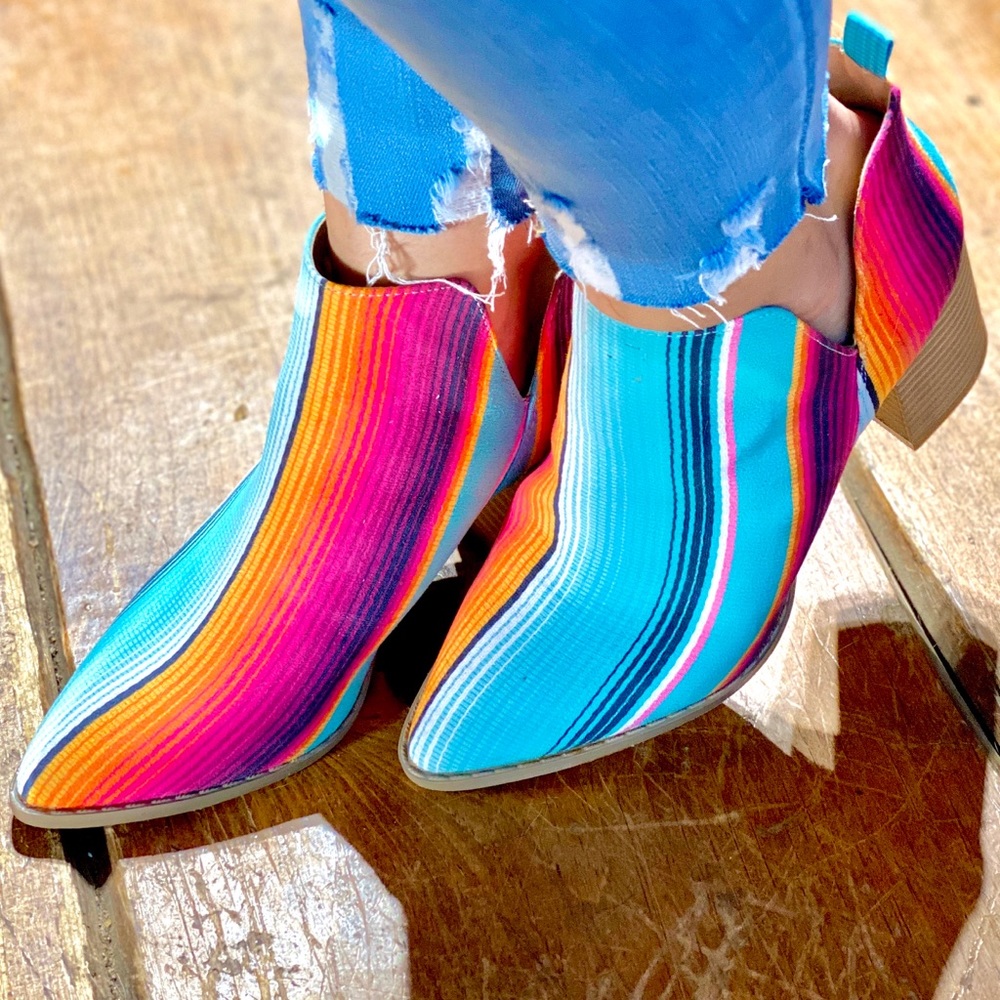 Serape Booties - Picture 4 of 16